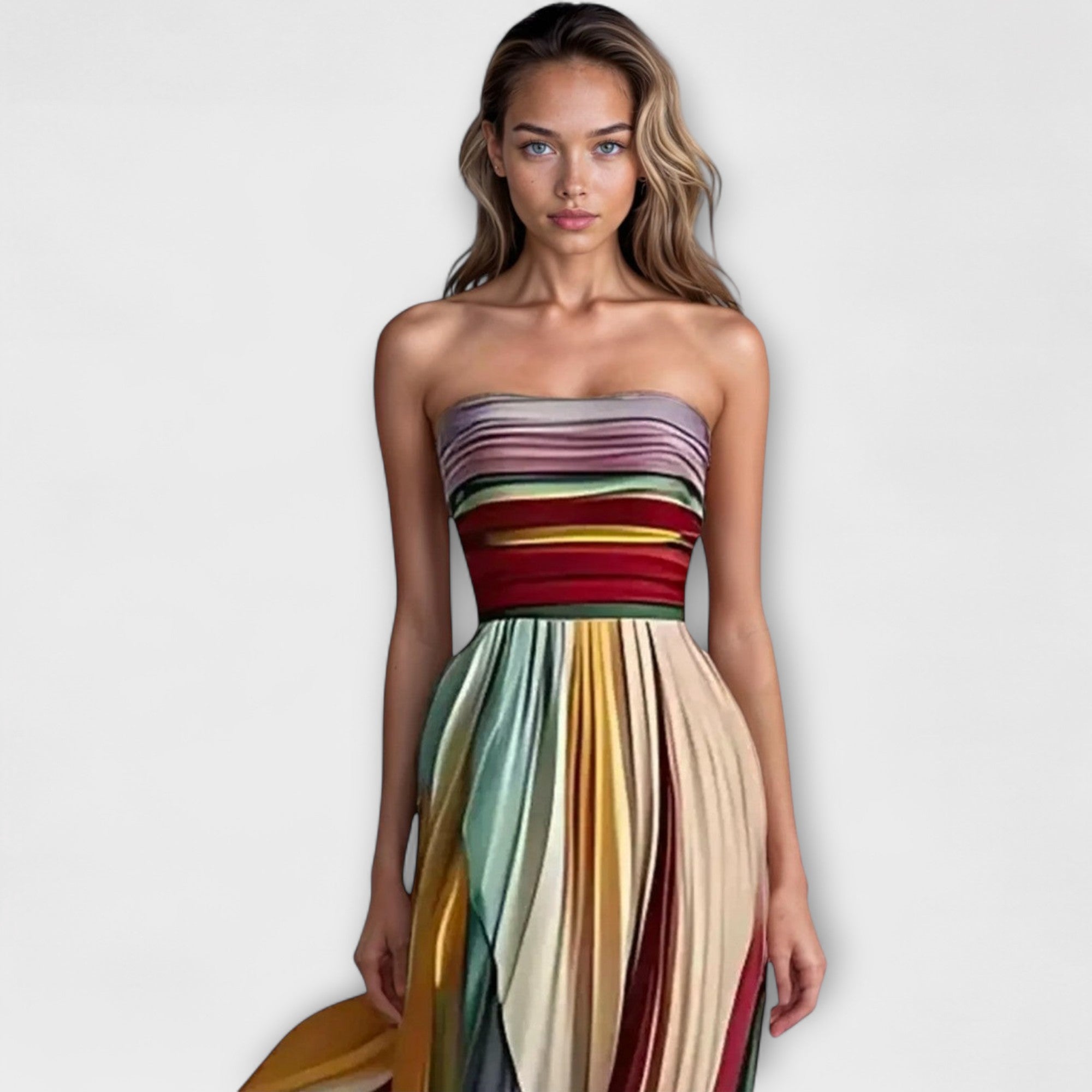 Marigold™ | Vestido sin tirantes para mujer, atrevido y fluido