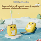 MiloBrush™ Juego de cepillos de dientes eléctricos para niños – Edición Pikachu (forma de U 360°, 6 modos)
